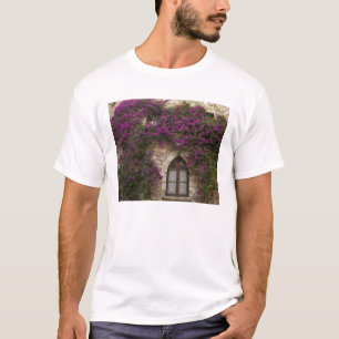 France, Provence, Eze. Bright pink T-Shirt