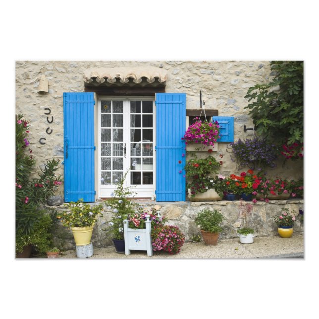 France, Provence, Saint-LÈger-du-Ventoux. Photo Print (Front)