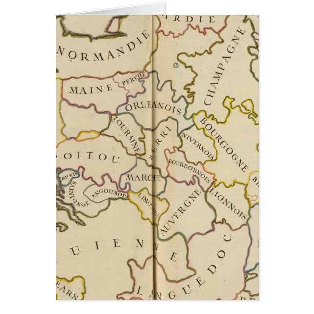 France, Providences and Boundaries (Front)