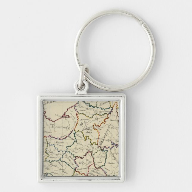 France provinces key ring (Front)