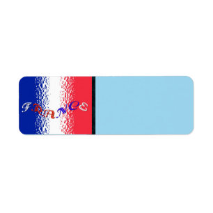 France Return Address Label