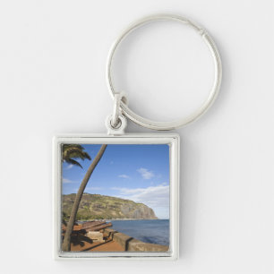 France, Reunion Island, St-Denis, view of La Key Ring