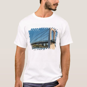 France, Rhone-Alps, Condrieu, bridge across 2 T-Shirt