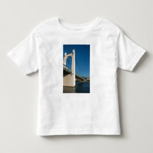 France, Rhone-Alps, Condrieu, bridge across Toddler T-Shirt