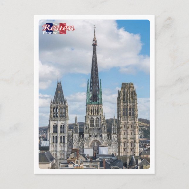 France - Rouen - Cattedrale di Notre-Dame - Postcard (Front)