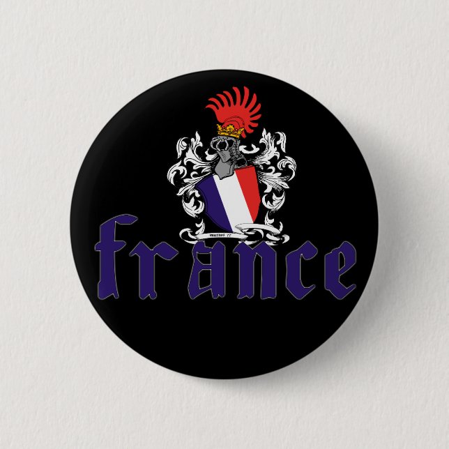 France Shield Button (Front)