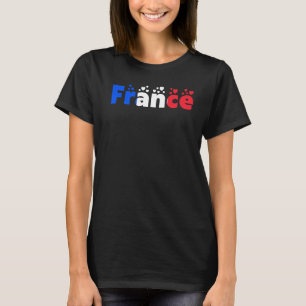 France Simple Love French Flag Heart on France T-Shirt