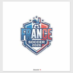 France Soccer 2026 Soccer Bold Country Typography