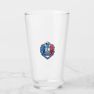 France Soccer 2026 Soccer Bold Country Typography Glass