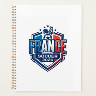 France Soccer 2026 Soccer Bold Country Typography Planner