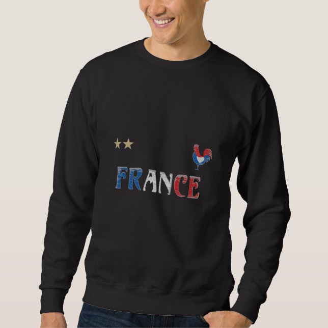 France Soccer Football Fan Shirt French Flag (Front)