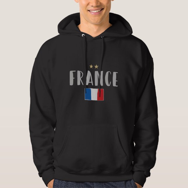 France Soccer Football Fan Shirt French Flag (Front)