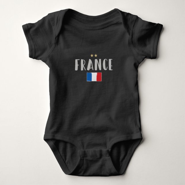 France Soccer Football Fan Shirt French Flag (Front)