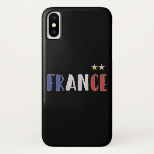 France Soccer Football Fan Shirt French Flag Case-Mate iPhone Case