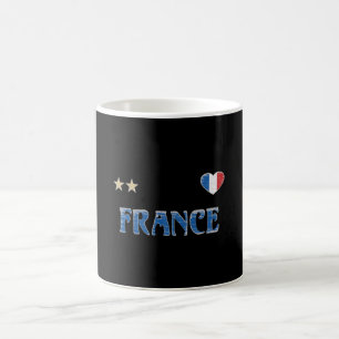 France Soccer Football Fan Shirt French Flag Coffee Mug