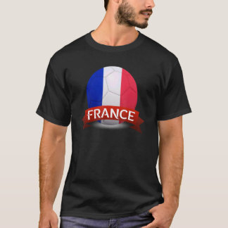 France Soccer French Flag Pride Soccer Player T-Shirt