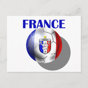 France soccer gear for French football fans Postcard