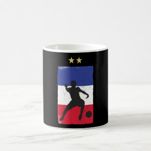 France Soccer Jersey Football Fan French Flag Coffee Mug