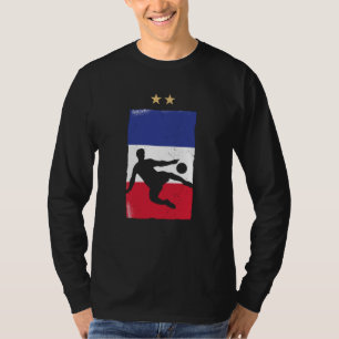 France Soccer Jersey Football Fan French Flag T-Shirt