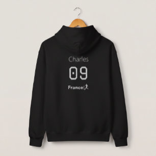 France Soccer Personalised Name Number Jersey Hoodie