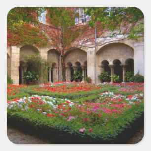 France, St. Remy de Provence, cloisters at 2 Square Sticker