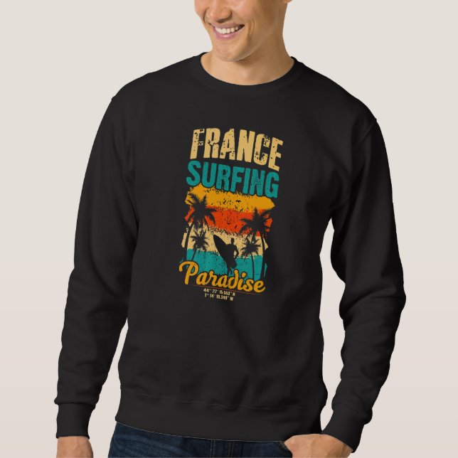 France Surfing Premium Sweatshirt (Front)