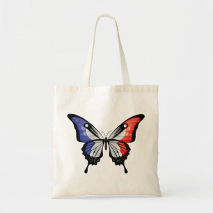 France Swallowtail Butterfly Flag Sticker Tote Bag