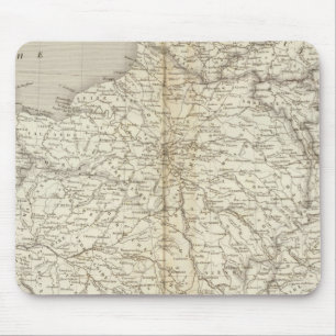 France, Switzerland and Belgium Mouse Pad
