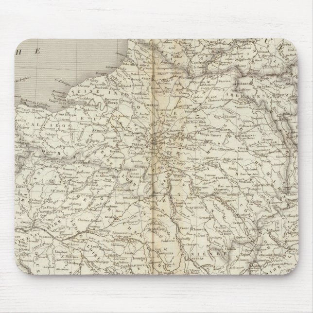 France, Switzerland and Belgium Mouse Pad (Front)