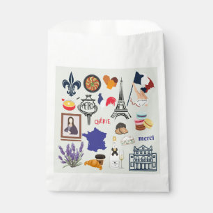 France Symbols Favour Bags