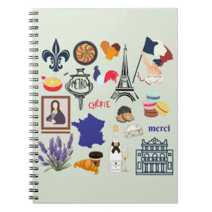 France Symbols Notebook