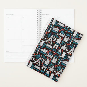 France Symbols Pattern Planner