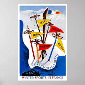 France travel poster