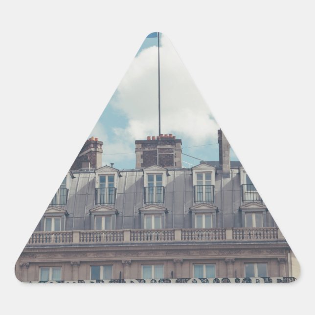 France Triangle Sticker (Front)