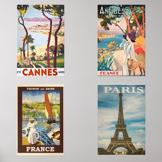 France vintage posters (Front)