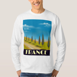 France vintage style travel poster T-Shirt