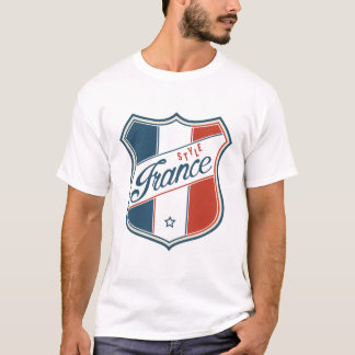 France Vintage Style Unique T-Shirt – Paris Travel
