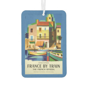 FRANCE Vintage Travel air freshner Car Air Freshener