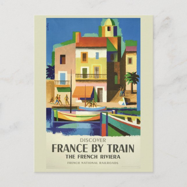 FRANCE Vintage Travel postcard (Front)