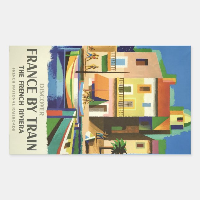 FRANCE Vintage Travel stickers (Front)