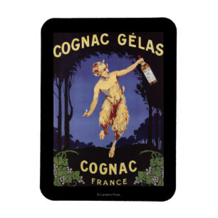 FranceCognac Gelas Promotional PosterFrance Magnet