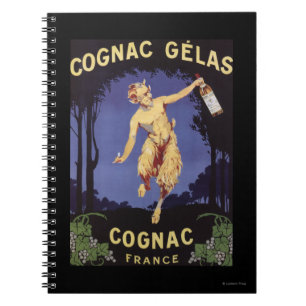 FranceCognac Gelas Promotional PosterFrance Notebook