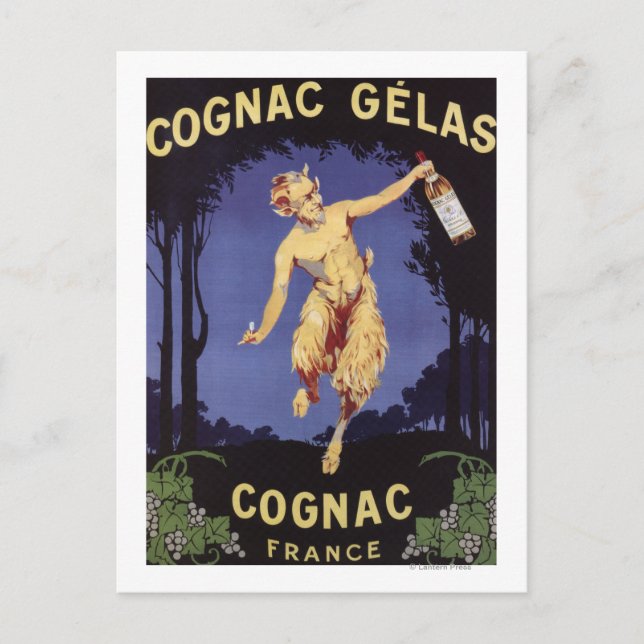 FranceCognac Gelas Promotional PosterFrance Postcard (Front)
