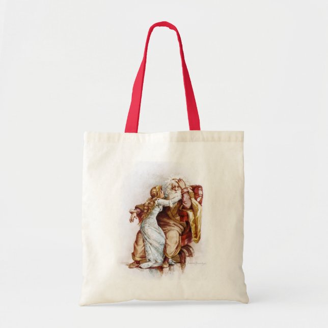 Frances Brundage: King Lear and Cordelia Tote Bag (Front)