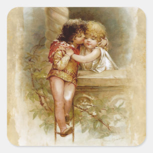 Frances Brundage: Romeo and Juliet Square Sticker