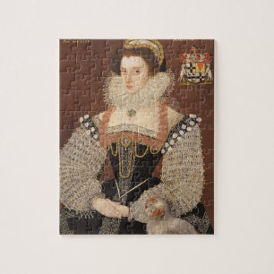 Frances Clinton, Lady Chandos (1552-1623) 1579 (oi Jigsaw Puzzle