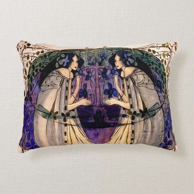 Frances MacDonald -  Spring Decorative Cushion (Front)