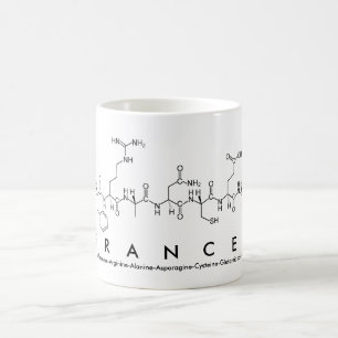 Frances peptide name mug