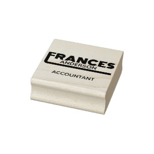 Frances Rubber Stamp