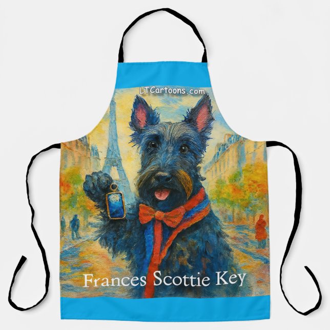 Frances Scottie Key: The Anthem of Adorable Apron (Front)